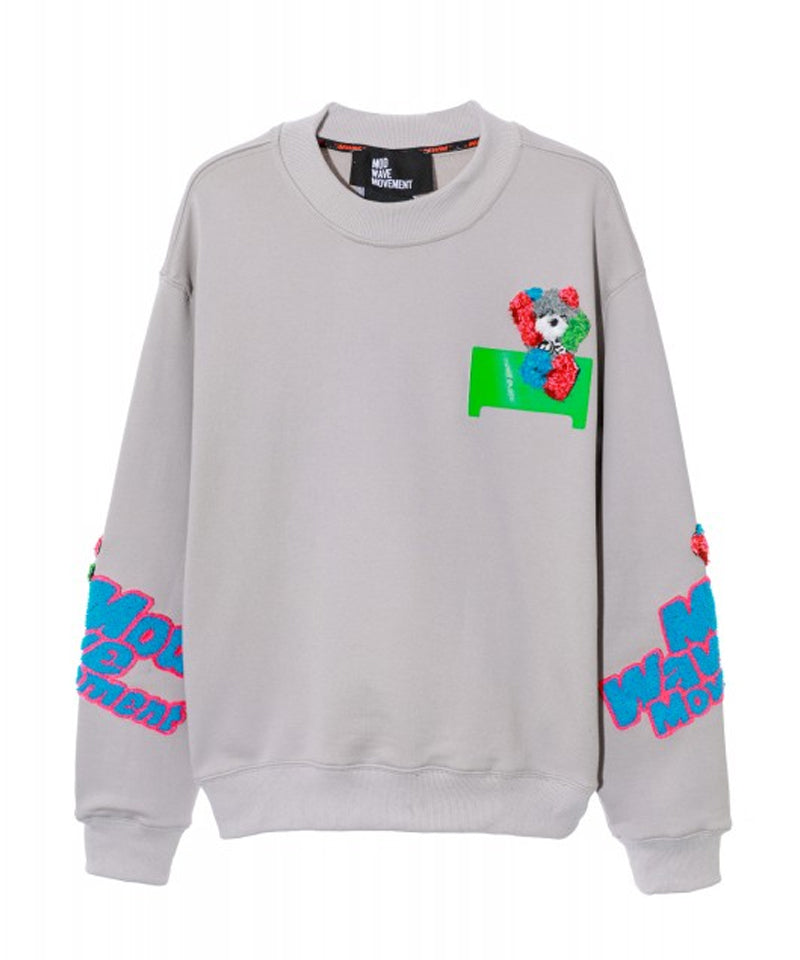 【MWM】TEDDY SWEATSHIRT GREY