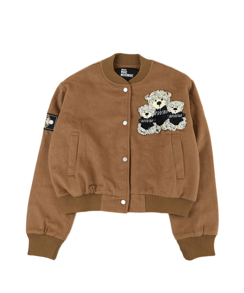 【MWM】TEDDY BOMBER JACKET BEIGE