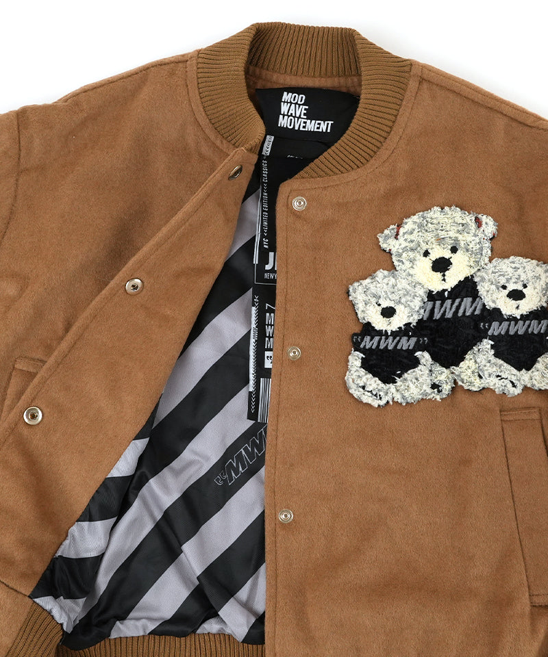 【MWM】TEDDY BOMBER JACKET BEIGE