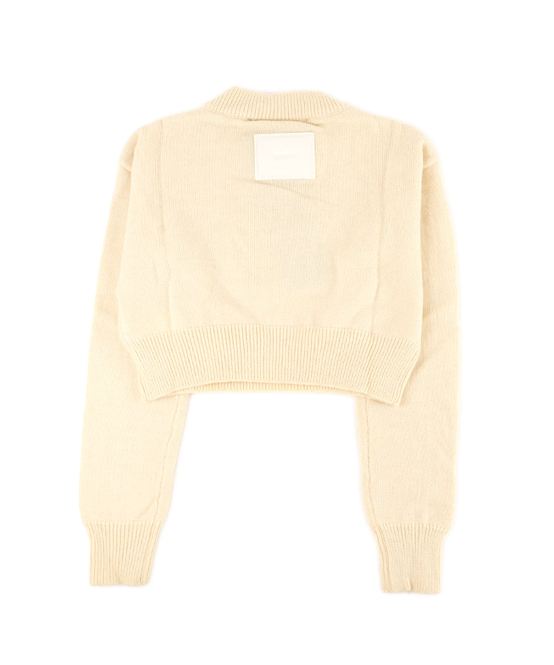 【MWM】TEDDY KNITWEAR BEIGE