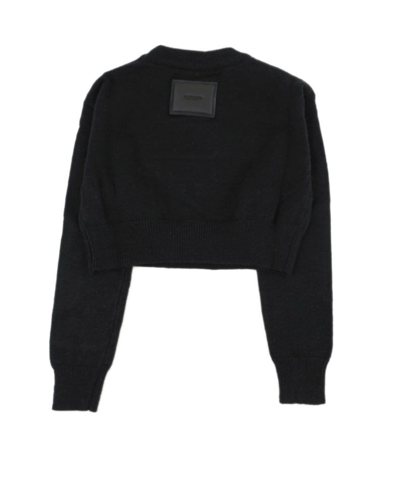 【MWM】TEDDY KNITWEAR BLACK