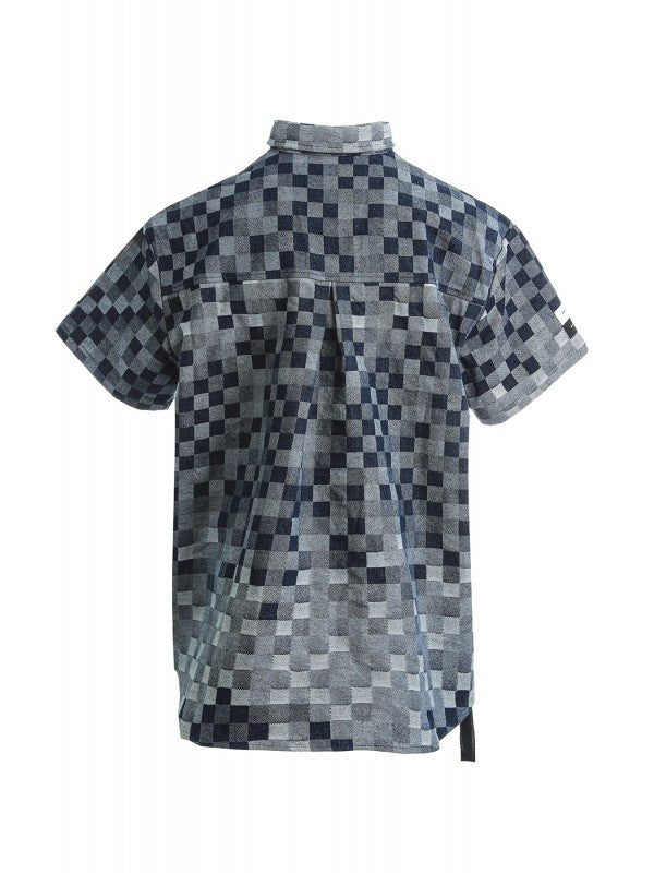 【MWM】CHECKED DENIM SHIRT