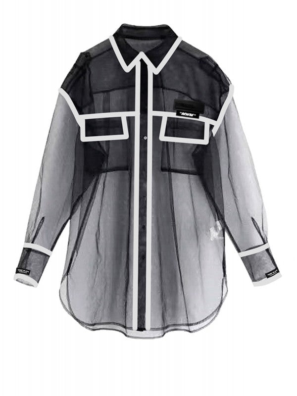 【MWM】TRANSPARENT SHIRT
