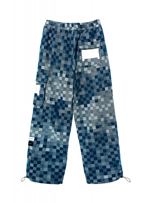 【MWM】CHECKED DENIM PANTS