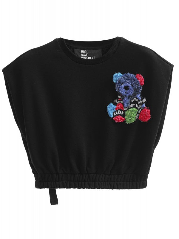 【MWM】WOMAN TEDDY CROP TOP