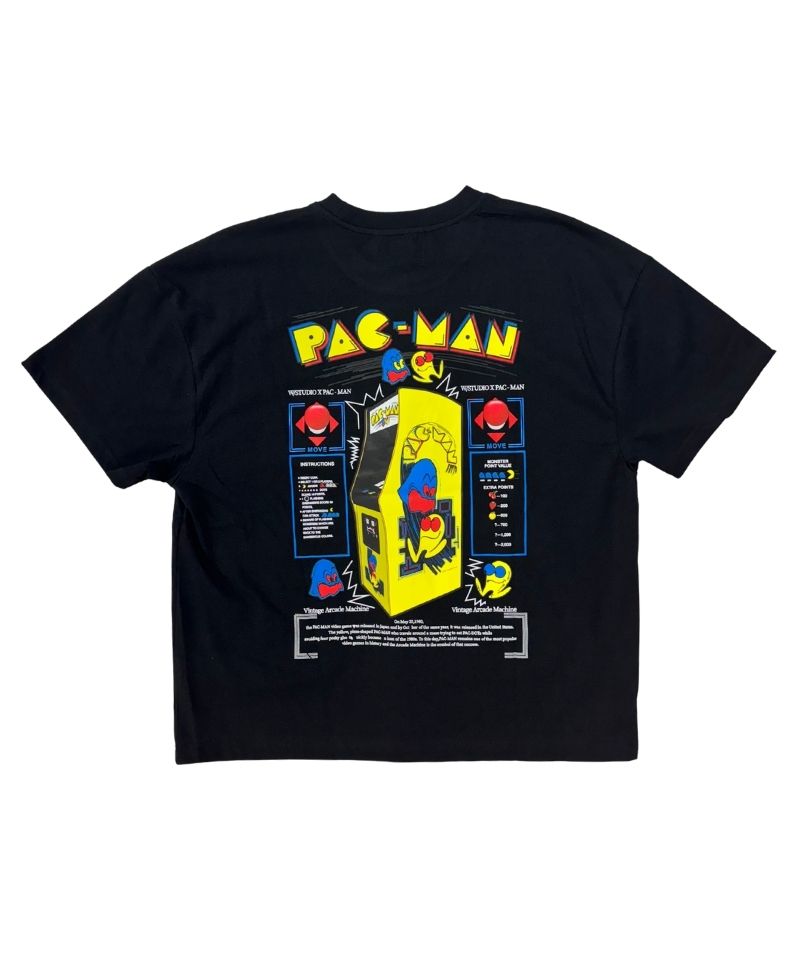 【W/STUDIO】PAC-MAN GAME MACHINE T-Shirt