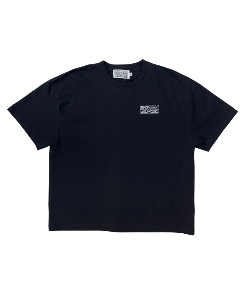 【W/STUDIO】PAC-MAN MONO BLACK 1980 T-Shirt