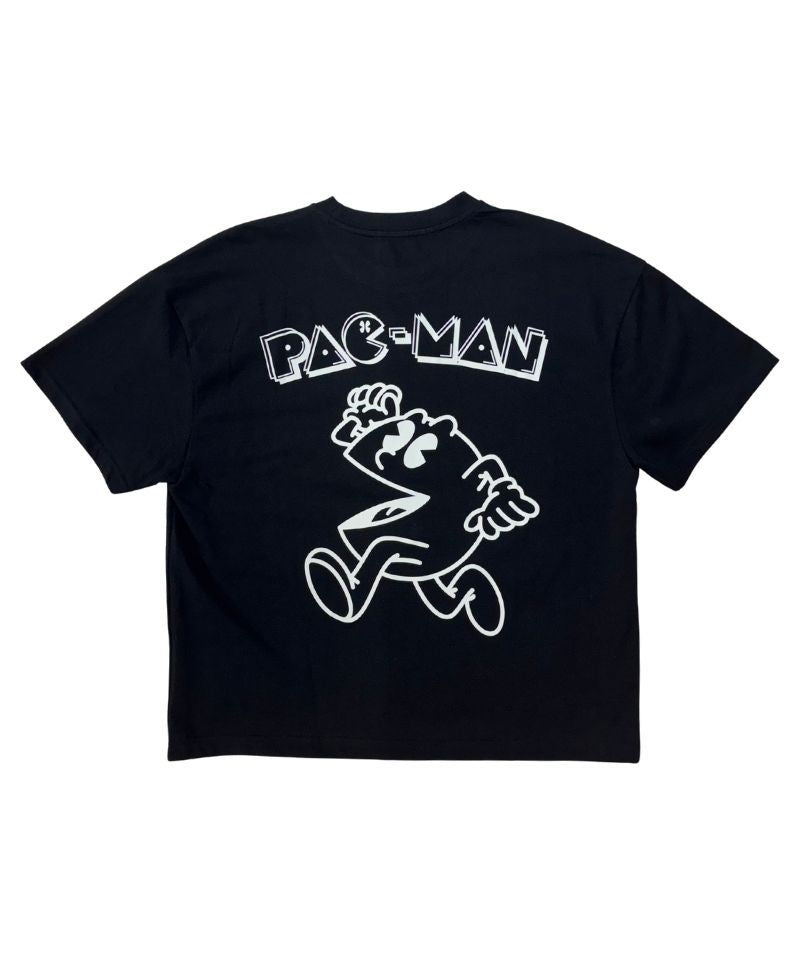 【W/STUDIO】PAC-MAN MONO BLACK 1980 T-Shirt