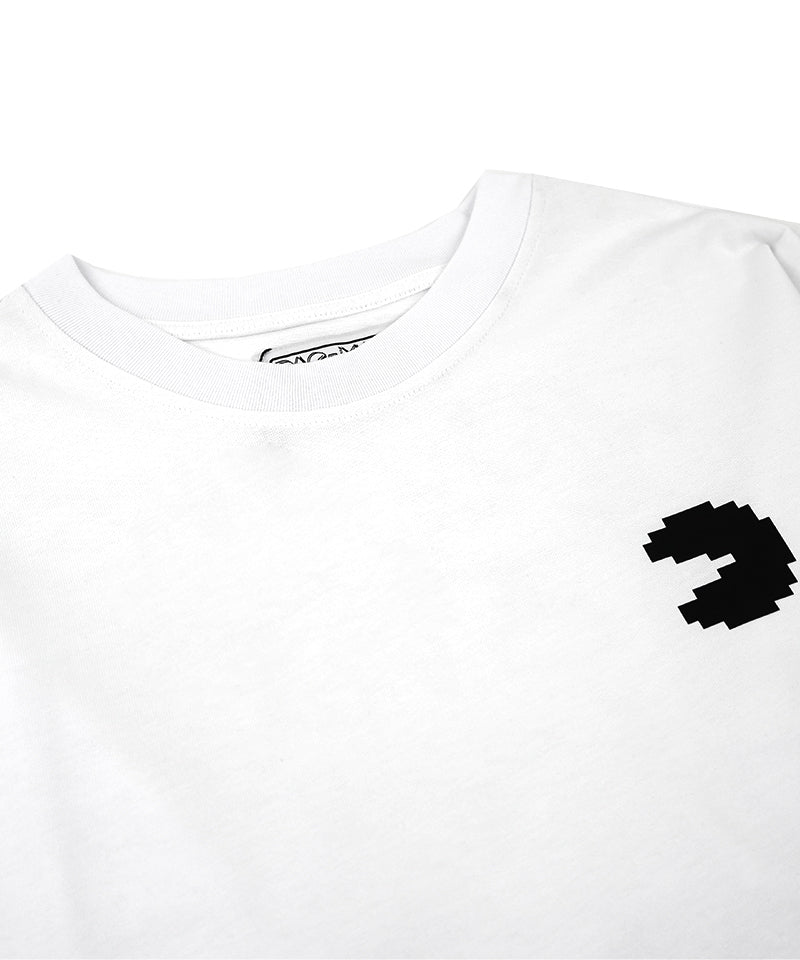 【W/STUDIO×PAC-MAN】Stage L/S T-shirt / WHITE