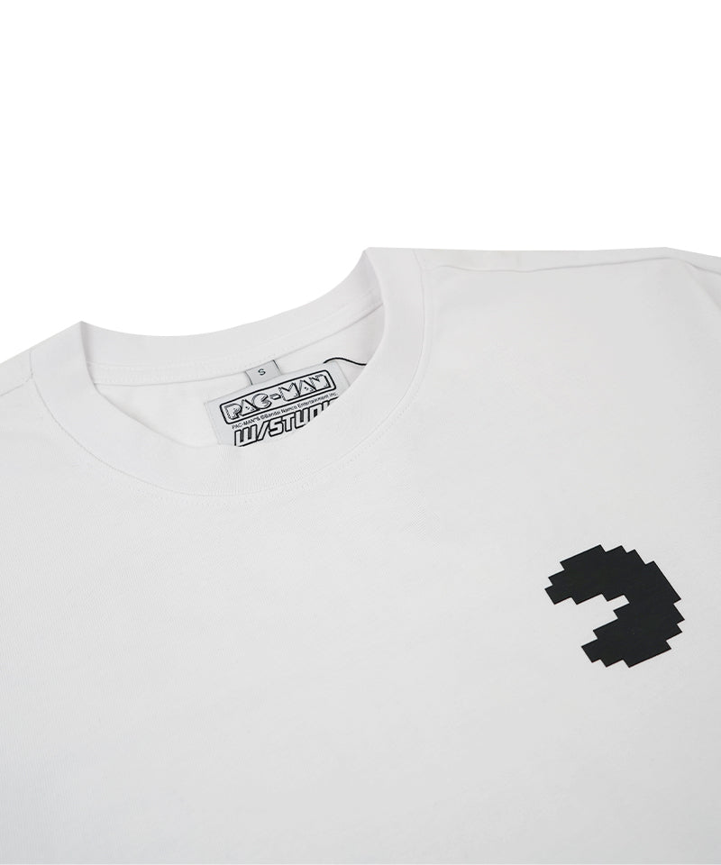 【W/STUDIO×PAC-MAN】Stage T-shirt / WHITE