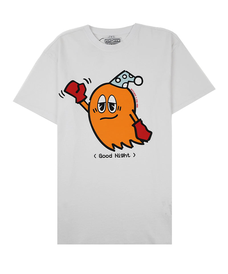 【W/STUDIO×PAC-MAN】CLYDE T-shirt / WHITE