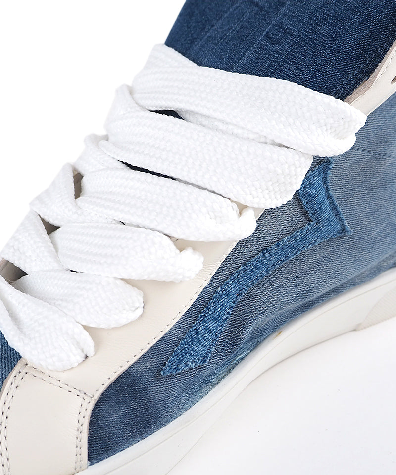 【LE SIGNE】Denim High-cut Sneakers