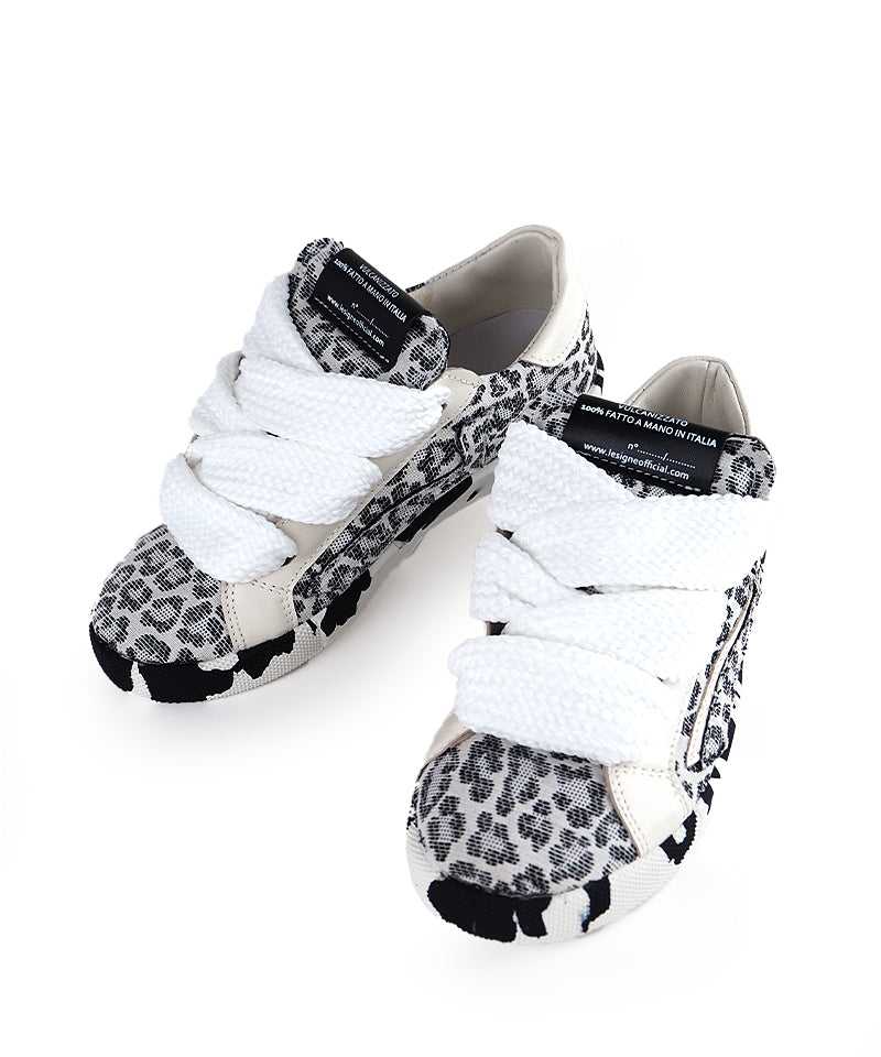 【LE SIGNE】Wide Shoelace Spotted Sneakers（Women’s）