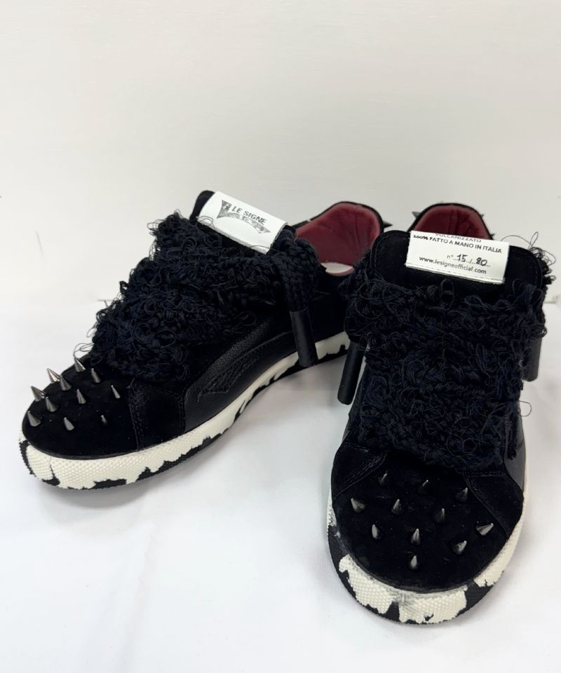 【LE SIGNE】ROCK STAR Low-sole Black sneaker