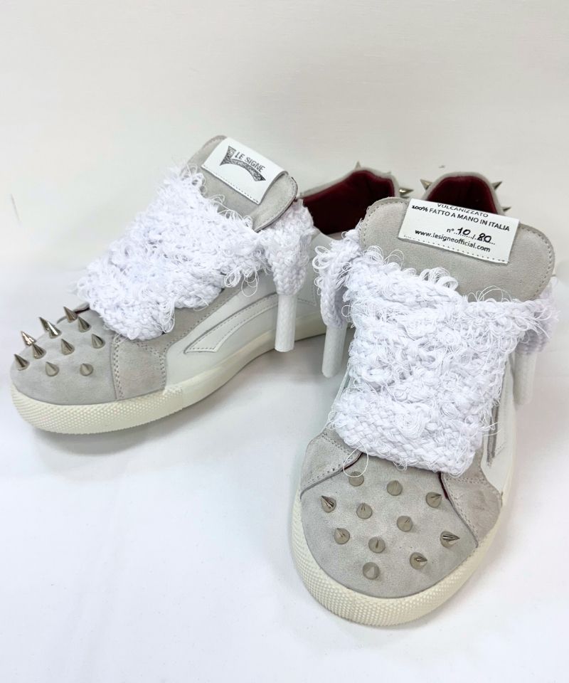 【LE SIGNE】ROCK STAR Low-sole White sneaker