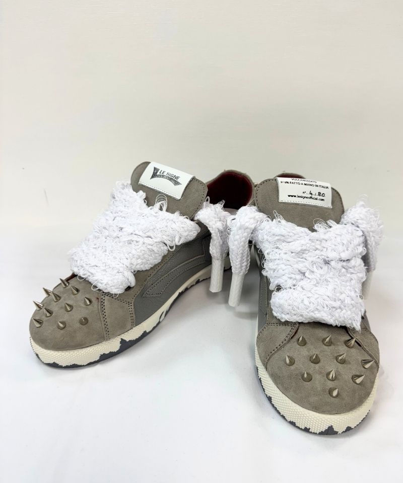 【LE SIGNE】ROCK STAR Low-sole Gray sneaker
