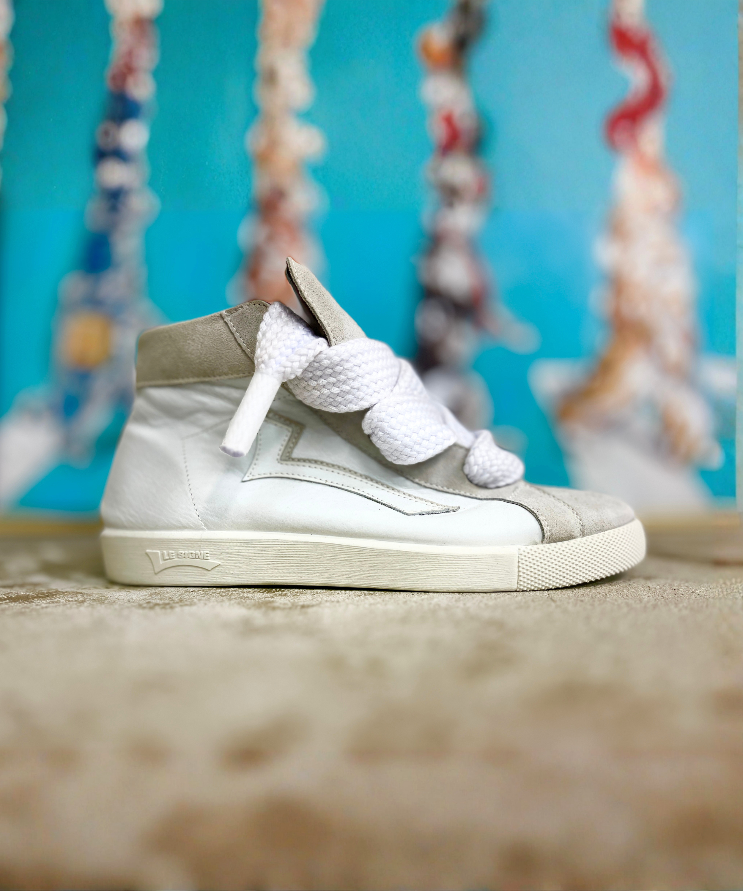 【LE SIGNE】CLASSIC High-sole White sneaker